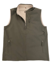 Load image into Gallery viewer, Alan Paine Lettoch Reversible Shell Vest Olive/Khaki
