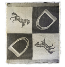 Load image into Gallery viewer, Oakbark &amp; Chrome Large Scarf Grey
