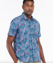 Load image into Gallery viewer, Barbour Dunford Short Sleeve Shirt Navy Tropic
