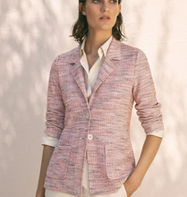Load image into Gallery viewer, Amina Rubinacci Sweater Blazer Cinnamon
