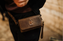 Load image into Gallery viewer, Oakbark &amp; Chrome Belt Bag
