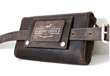 Load image into Gallery viewer, Oakbark &amp; Chrome Belt Bag
