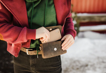 Load image into Gallery viewer, Oakbark &amp; Chrome Belt Bag
