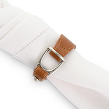 Load image into Gallery viewer, Vagabond House Stirrup Vegan Leather Napkin Ring
