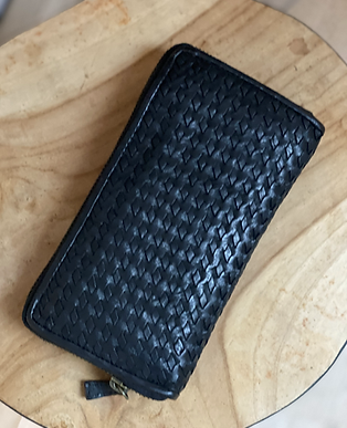 Jijou Capri  Mila Wallet Woven Leather