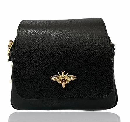 Jijou Capri Bibi Bumble Bee Leather Crossbody Bag