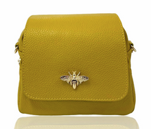 Load image into Gallery viewer, Jijou Capri Bibi Bumble Bee Leather Crossbody Bag

