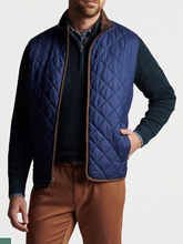 Load image into Gallery viewer, PETER MILLAR ESSEX QUILTED VEST NAVY
