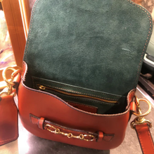 Load image into Gallery viewer, Rebecca Ray Bridle Leather Crossbody Bag
