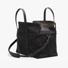 Load image into Gallery viewer, Mismo Tour Medium Duffle in Black Camo and Black Leather
