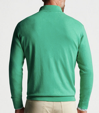 Load image into Gallery viewer, Peter Millar 1/4 Zip Crest Sweater - Aloe Green
