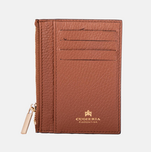Load image into Gallery viewer, Cuoieria Fiorentina Card Holder With Zip
