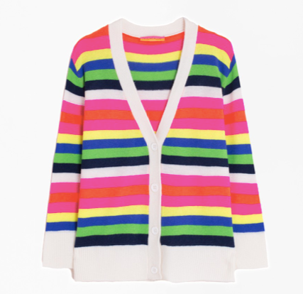 Vilagallo Cardigan Theresa Stripes Multicolor