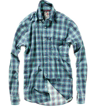Load image into Gallery viewer, Relwen Shirt Lakeshore Plaids Navy/Red
